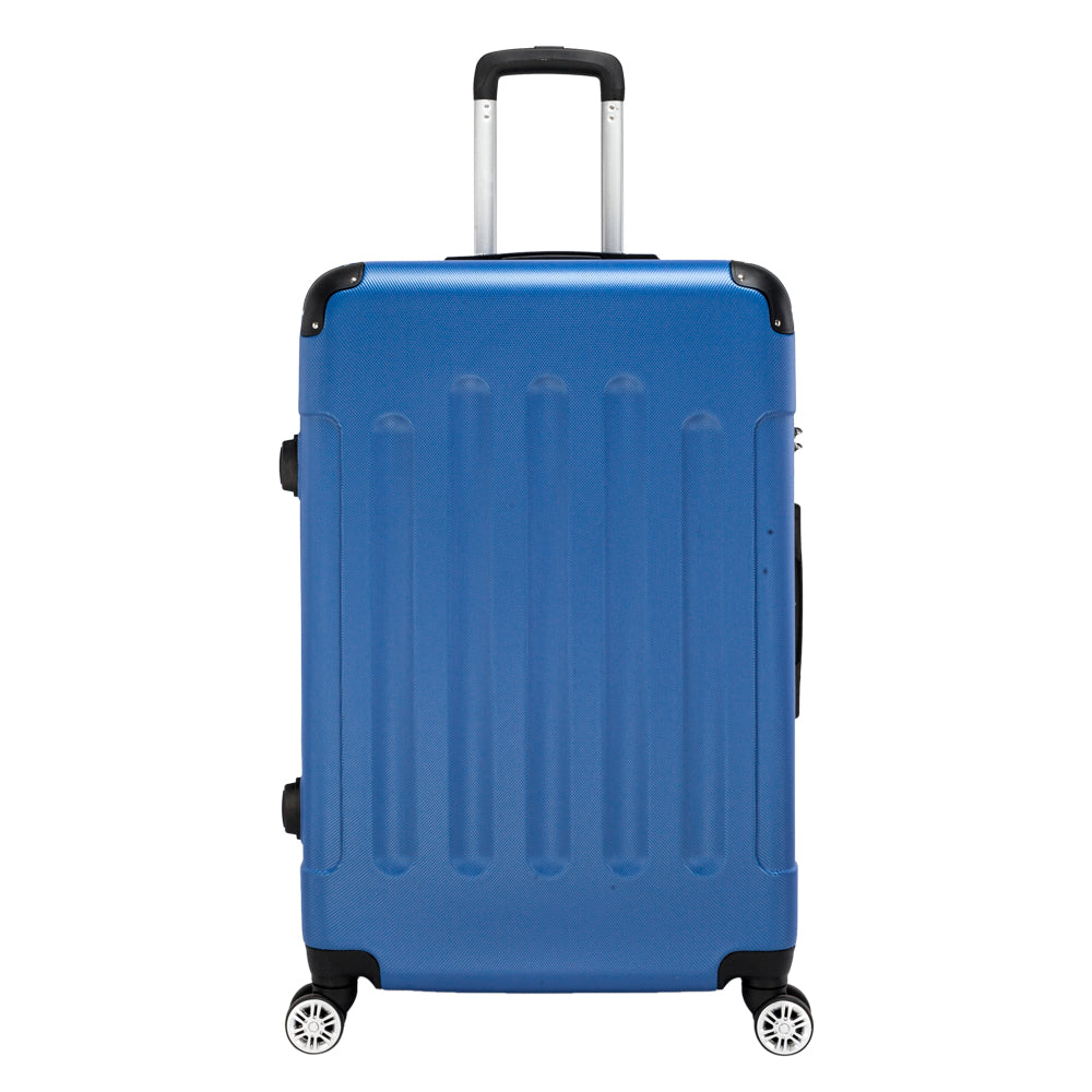 3 Pcs Suitcase Lightweight ABS Carry-on Hand Luggage 4 Spinner Wheels Trolley Case