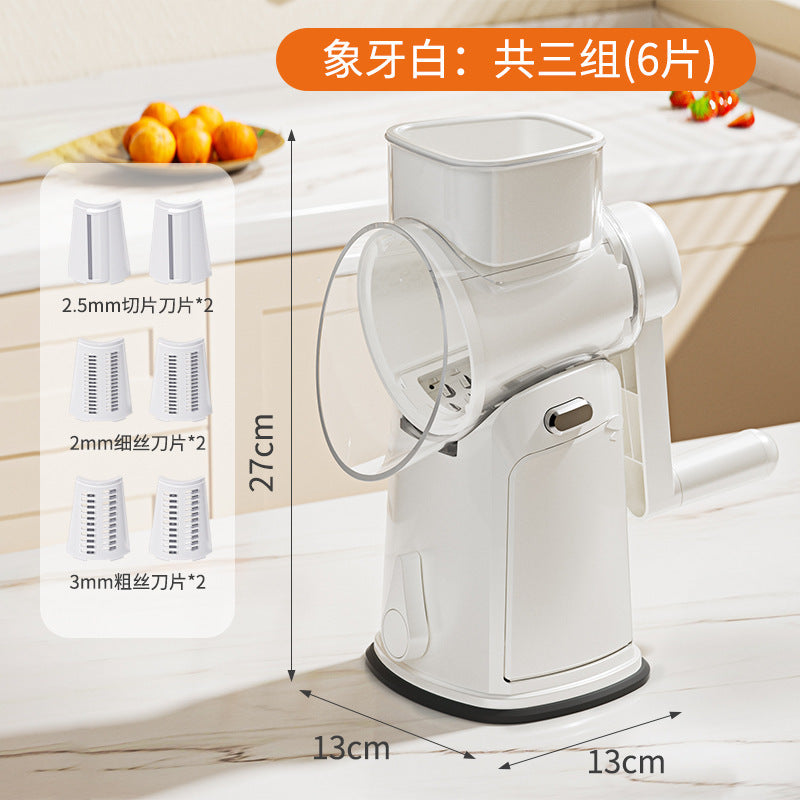 Multifunctional Storm Vegetable Cutting Tool for Home Kitchen, Drum Grater, Shredder, Potato Slicer Machine
