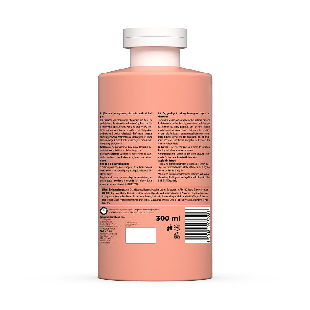 Apis Pick’N’Mix Soothing Shampoo for Sensitive Scalp | 300 ml