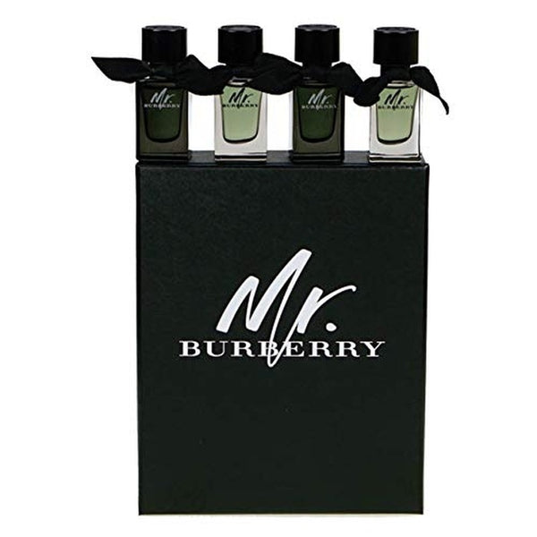 Burberry Mr. Burberry Gift Set - 4 Pieces (This gift set contains:
1 x 5ml Mr Burberry Indigo EDT
1 x 5ml Mr Burberry EDP
2 x 5ml Mr Burberry EDT)