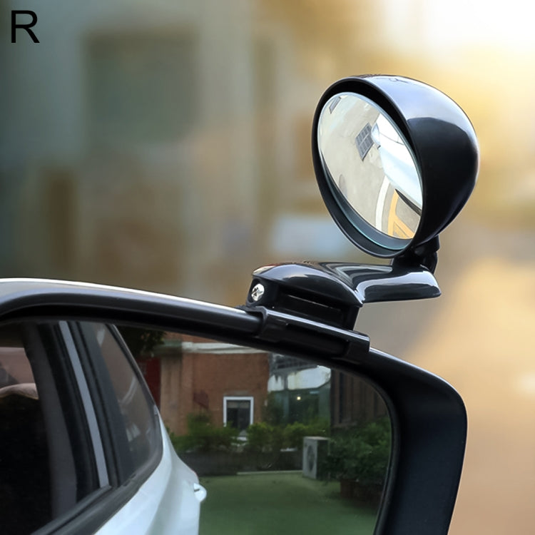 3R-095 Auxiliary Rear View Mirror Car Adjustable Blind Spot Mirror Wide Angle Auxiliary Rear View Side Mirror for Right Mirror, 3R-095 (White), 3R-095
