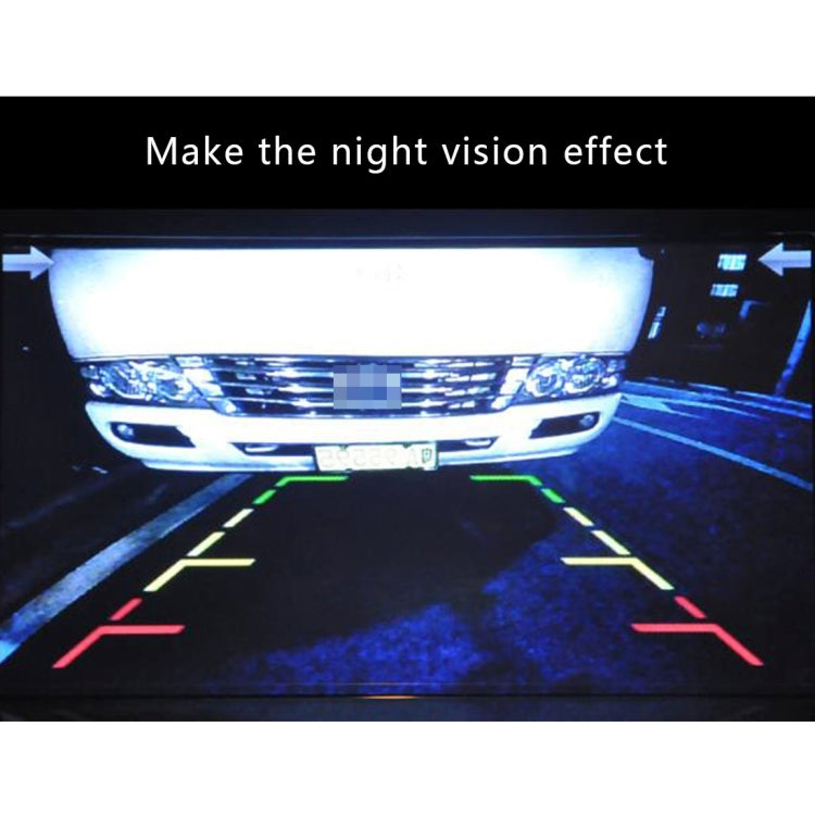 656x492 Effective Pixel NTSC 60HZ CMOS II Waterproof Car Rear View Backup Camera With 4 LED Lamps (for Nissan LIVINA 2011-2013 Version), For Honda Fit 2008-2013 Version