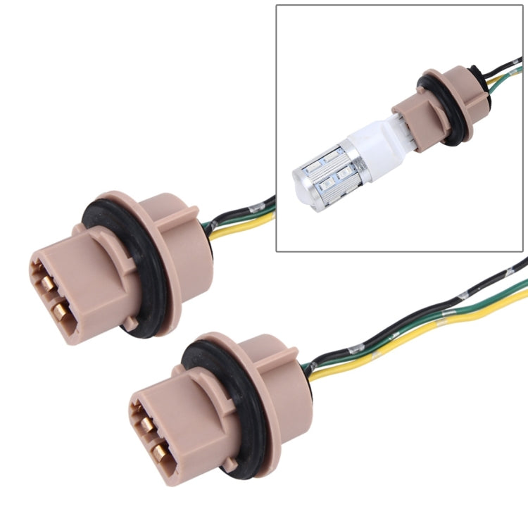 2 PCS Car Auto LED Bulb Socket Holder (No Including Light), H1/H3, H4, H7, H8/H11, 1156, 7443