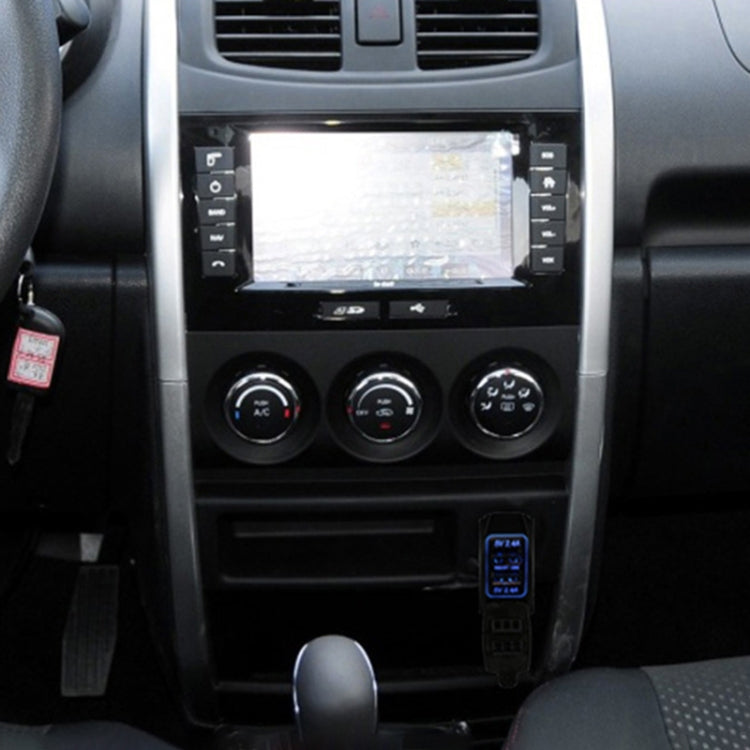 Car 4.8A Double-sided Mobile Phone Charger, 4.8A