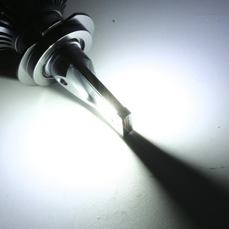 1 Pair 9012 DC12V 65W 6000K 6500LM LED Car Headlights, 9012