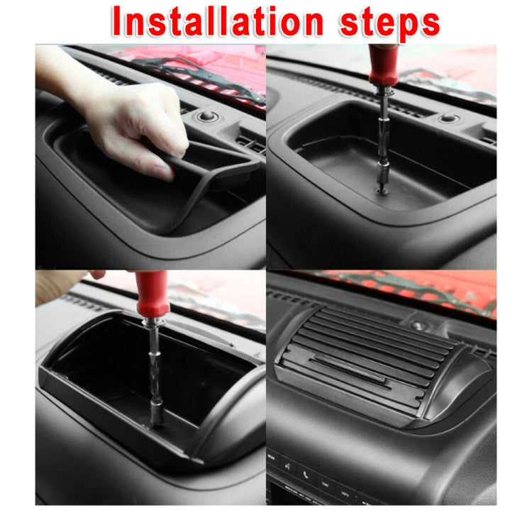 Car Dashboard Storage Box Organizer ABS Center Console Tray for Jeep Wrangler & Unlimited JK 2012-2017, For Jeep Wrangler & Unlimited JK 2012-2017