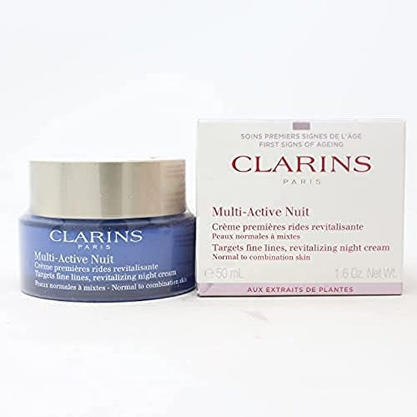 Clarins Multi-Active Nuit Revitalizing Night Cream 50ml - Normal to Dry Skin