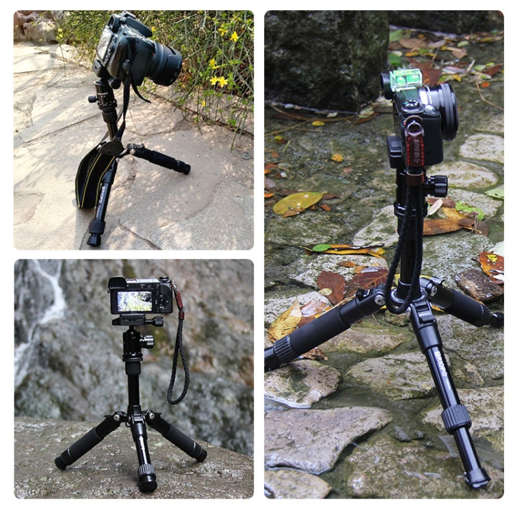 TRIOPO T226 Adjustable Portable Aluminum Alloy Tripod with D-0 Ball Head for SLR Camera, T226