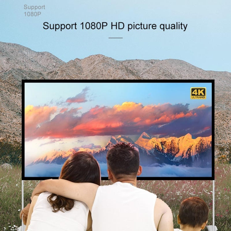 Outdoor Bracket Folding Polyester Projector Film Curtain, Size:84 inch (16:9), Size:84 inch