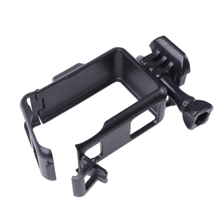 For DJI Osmo Action 3 Vertical Plastic Protective Frame Cage with Cold Shoes, For DJI Osmo Action 3