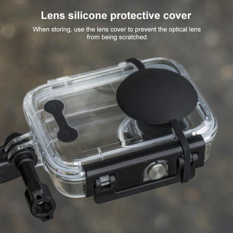 For DJI Osmo 360 50m Depth Waterproof Housing Case with Lens Silicone Cap, For DJI Osmo 360
