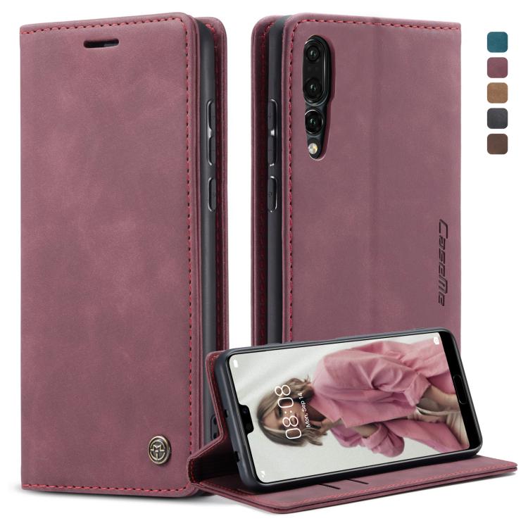 CaseMe-013 Detachable Multifunctional Horizontal Flip Leather Case with Card Slot & Holder & Zipper Wallet & Photo Frame for Huawei P20 Pro, For Huawei P20 Pro
