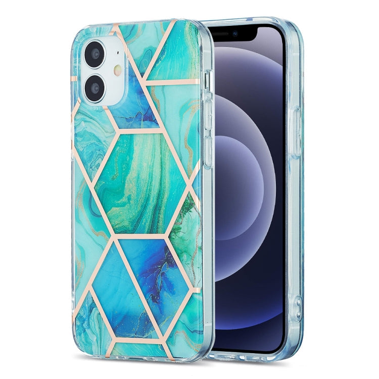 3D Electroplating Marble Pattern TPU Protective Case, For iPhone 11, For iPhone 11 Pro, For iPhone 11 Pro Max, For iPhone 12 mini