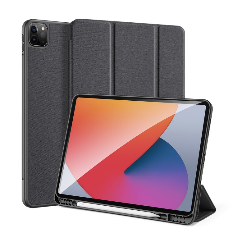 DUX DUCIS Domo Series Horizontal Flip Magnetic TPU + PU Leather Case with Three-folding Holder & Pen Slot & Sleep / Wake-up Function, iPad Pro 11 (2021)/(2020), iPad Pro 12.9 2021 / 2020