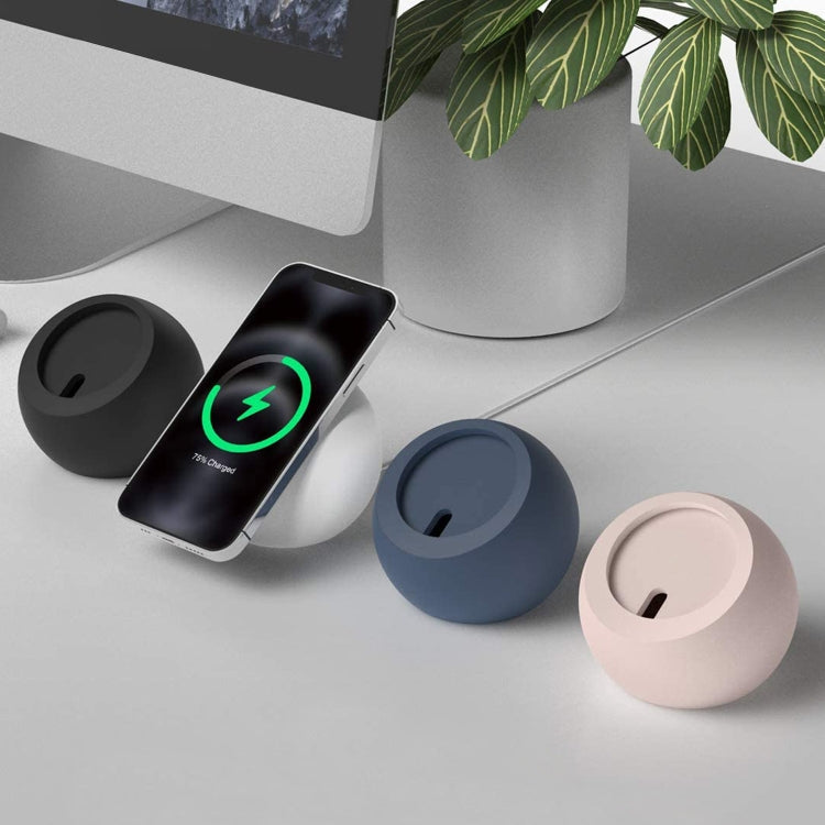 Silicone Pellet Magsafe Magnetic Charger Holder for iPhone 12 Series and Above, Silicone Pellet