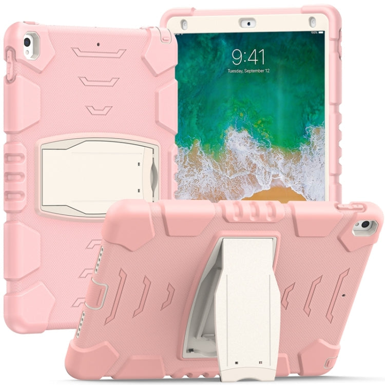 3-Layer Protection Screen Frame + PC + Silicone Shockproof Combination Case with Holder, For iPad Pro 10.5 (2019) / (2017)