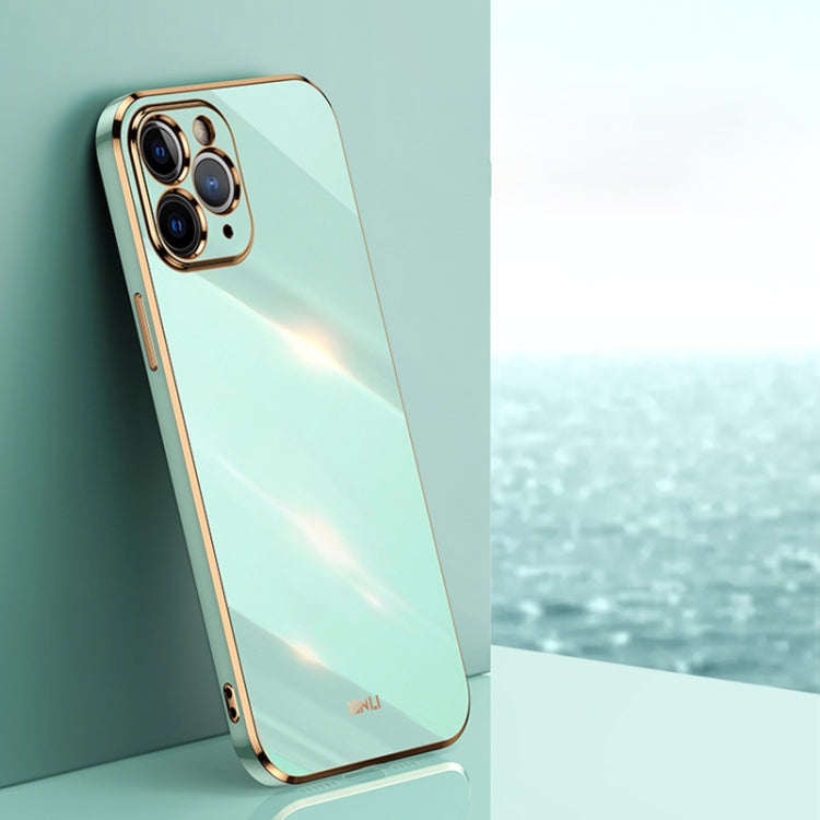 XINLI Straight Edge 6D Electroplate TPU Phone Case, For iPhone 11, For iPhone 11 Pro, For iPhone 11 Pro Max