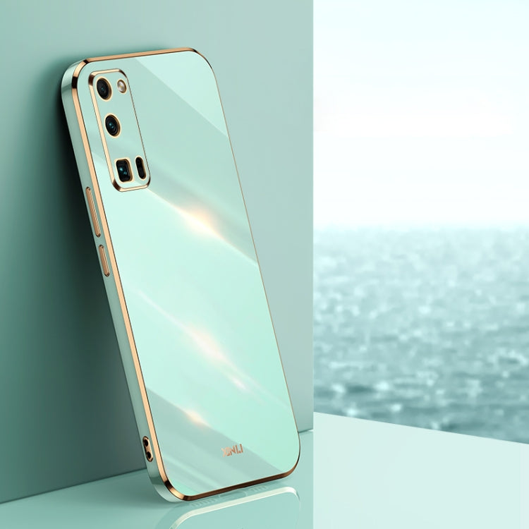 XINLI Straight Edge 6D Electroplate TPU Phone Case, For Honor 20 Lite, For Honor 30, For Honor 30 Pro