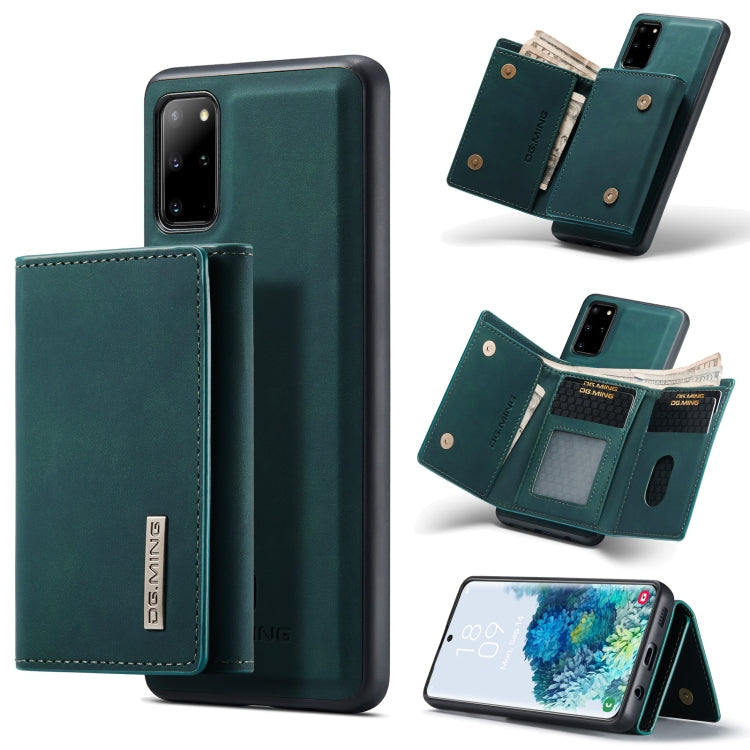 DG.MING M1 Series 3-Fold Multi Card Wallet Back Cover Shockproof Case with Holder Function, For Samsung Galaxy S20 Ultra, For Samsung Galaxy S20+