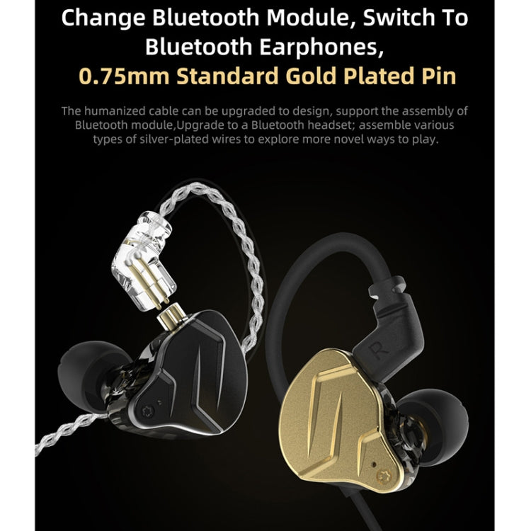 KZ ZSN Pro X Ring Iron Hybrid Drive Metal In-ear Wired Earphone,, ZSN Pro X Mic Version(Gold), ZSN Pro X Standard Version(Black), ZSN Pro X Standard Version(Gold), ZSN Pro X Mic Version(Black)
