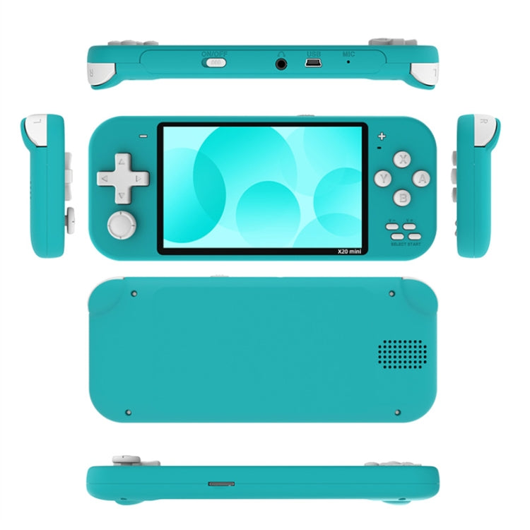 X20 mini Classic Games Handheld Game Console with 4.3 inch Screen & 8GB Memory, X20 mini / Grey, X20 mini / Yellow, X20 mini / Green, X20 mini / Blue