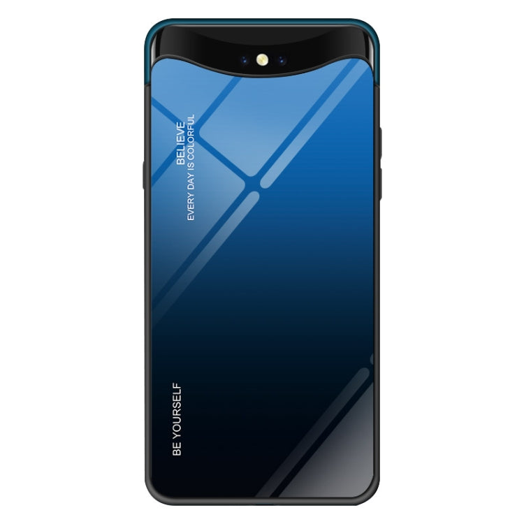 Gradient Color Glass Case, For Huawei P20, For OPPO F11 Pro, For OPPO Find X