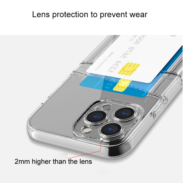 Dual Card TPU Phone Case, For iPhone 12 Pro Max