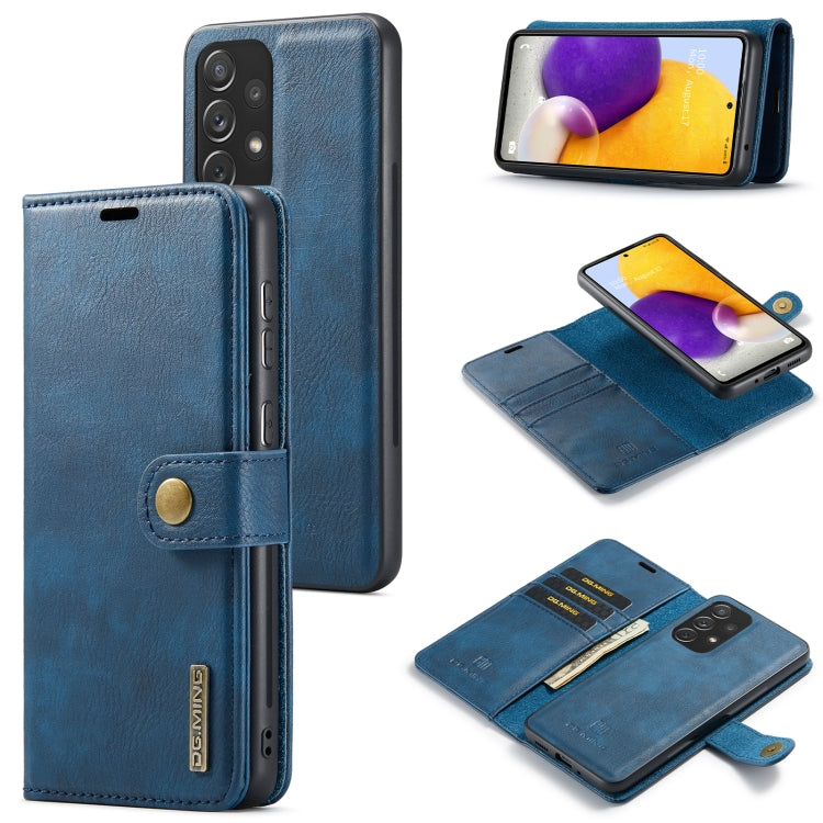 DG.MING Crazy Horse Texture Detachable Magnetic Leather Phone Case, For Samsung Galaxy A13 4G, For Samsung Galaxy A33 5G, For Samsung Galaxy A53 5G, For Samsung Galaxy A73 5G