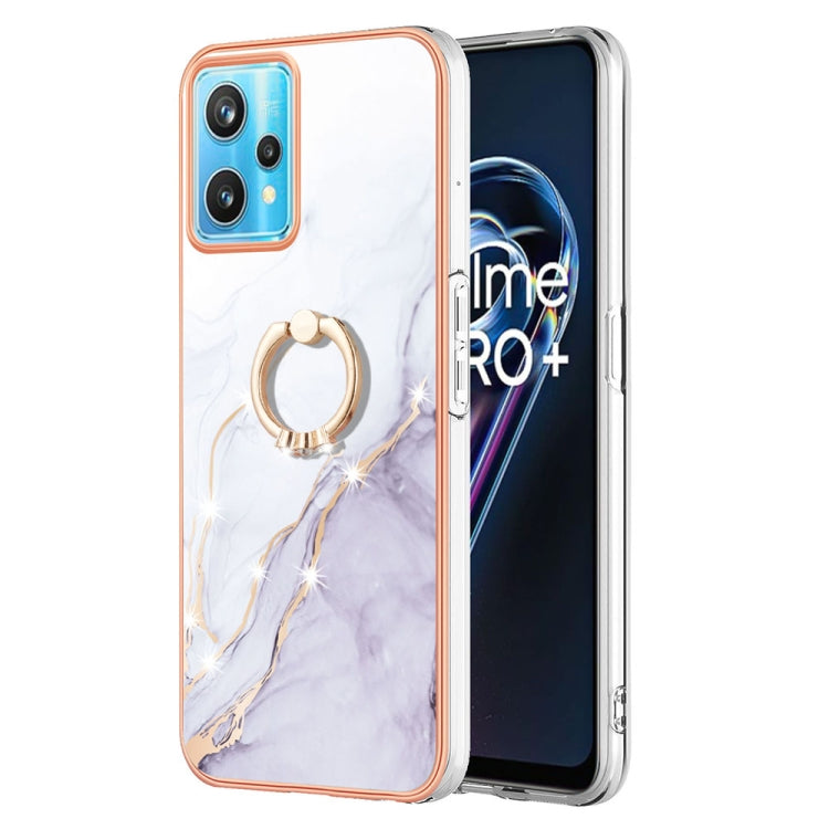 Electroplating Marble Pattern TPU Phone Case with Ring, For Xiaomi 11T / 11T Pro, For Xiaomi Redmi 10, For Samsung Galaxy A23 5G / 4G, For Samsung Galaxy A13 4G