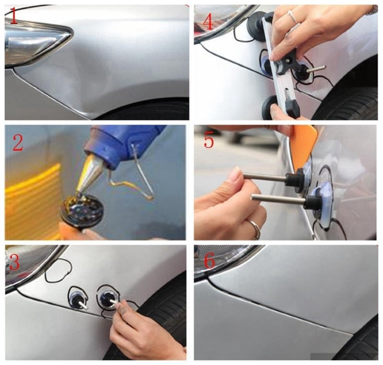 D4 Car Paintless Dent Dings Repair Bridge Puller Lifter Tools Kit, D4