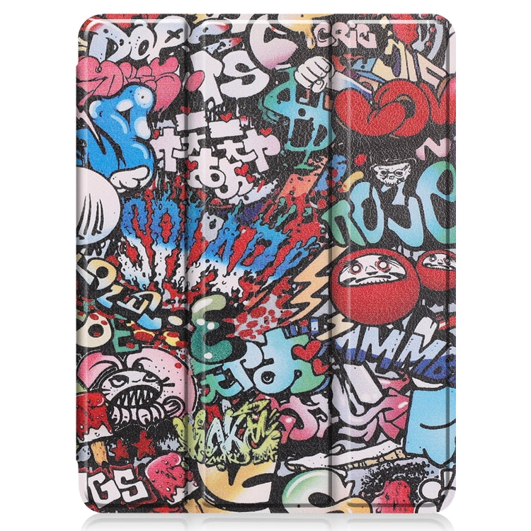 Painted TPU Smart Tablet Holster With Sleep Function & Tri-Fold Bracket & Pen Slot, For iPad Pro 11 inch 2020
