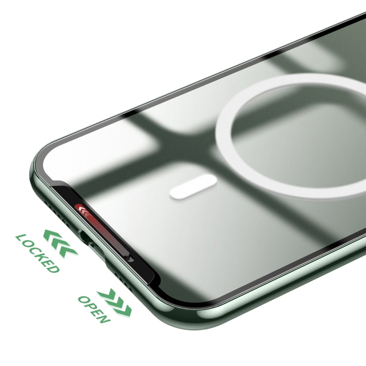 Frosted Metal Phone Case with Magnetic, For iPhone 11 Pro, For iPhone 12, For iPhone 12 Pro, For iPhone 12 Pro Max, For iPhone 13, For iPhone 13 Pro