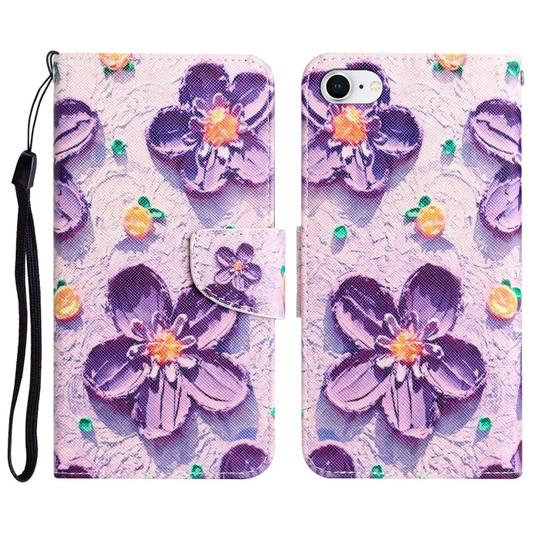 Colored Drawing Leather Phone Case, For iPhone 7 / 8