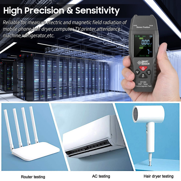 SmartSensor AS1392 Handheld Electromagnetic Radiation Detector, SmartSensor AS1392