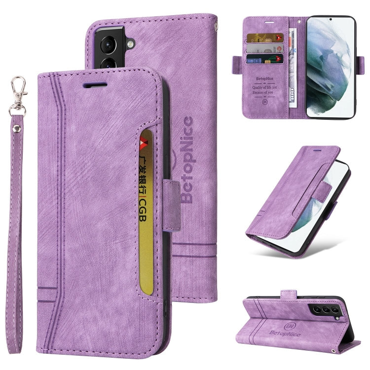 BETOPNICE Dual-side Buckle Leather Phone Case, For Samsung Galaxy S20 FE, For Samsung Galaxy S20+, For Samsung Galaxy S21 FE 5G, For Samsung Galaxy S21+ 5G