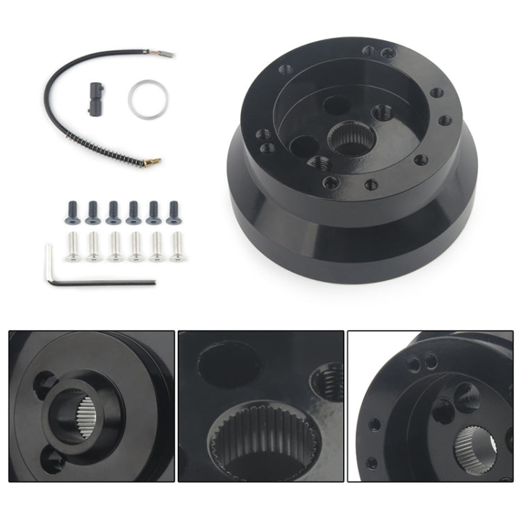 5 & 6 Hole Steering Wheel Polished Hub Adapter, Type A, Type B