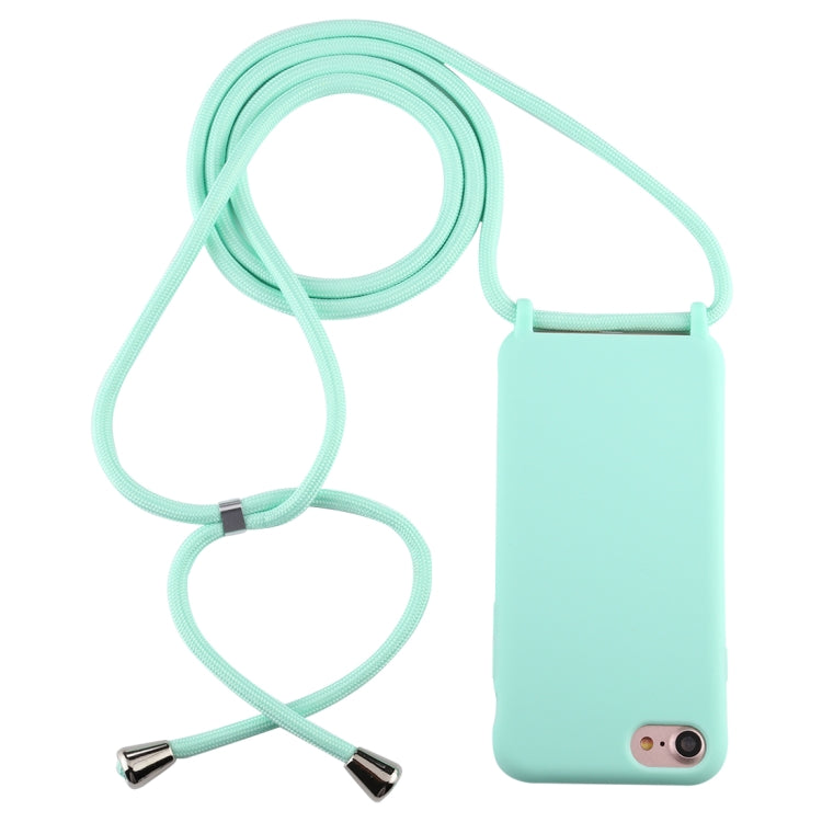 Candy Color TPU Protective Case with Lanyard, For iPhone 6s / 6, For iPhone 6s Plus / 6 Plus, For iPhone 8 / 7