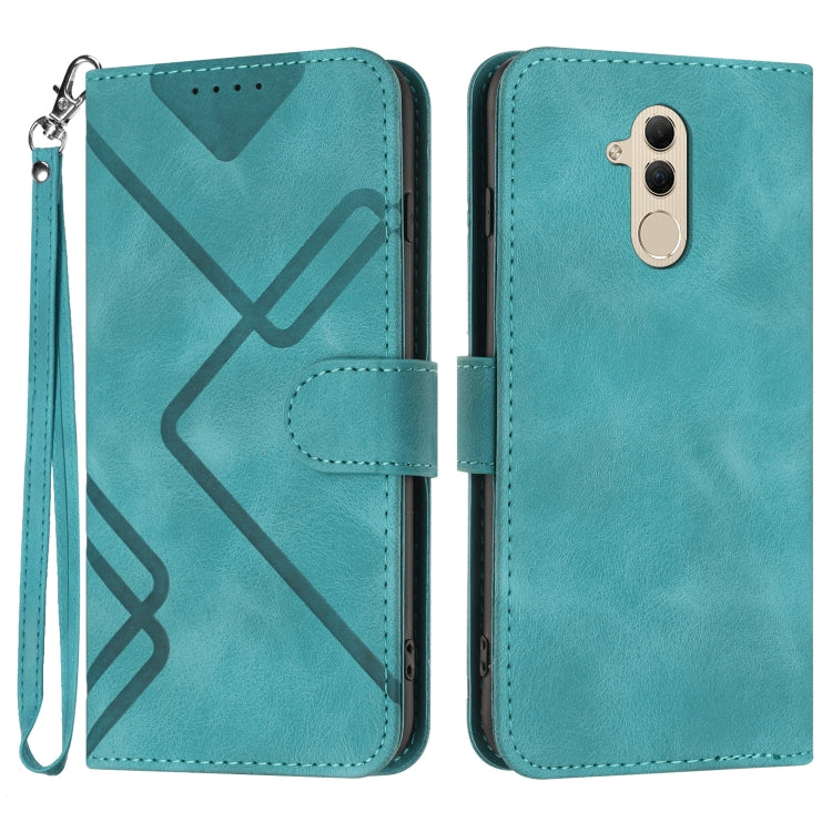 Line Pattern Skin Feel Leather Phone Case, For Huawei P30 Pro, For Huawei P smart 2019/nova lite 3, For Huawei Mate 20 Pro, For Huawei Mate 20 lite/Maimang 7