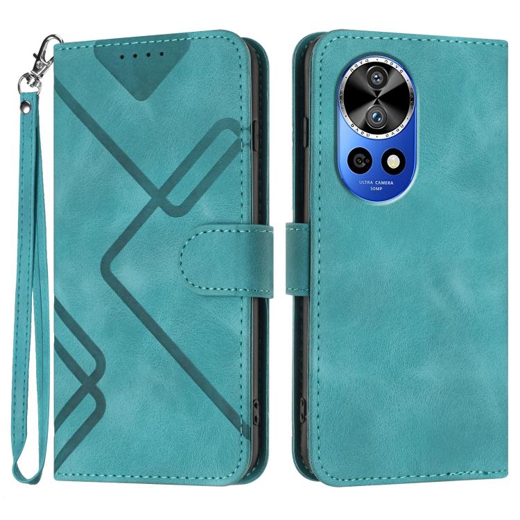 Line Pattern Skin Feel Leather Phone Case, For Huawei nova 12i, For Huawei nova 12s, For Huawei nova Y72, For Huawei nova 12 Pro / nova 12 Ultra