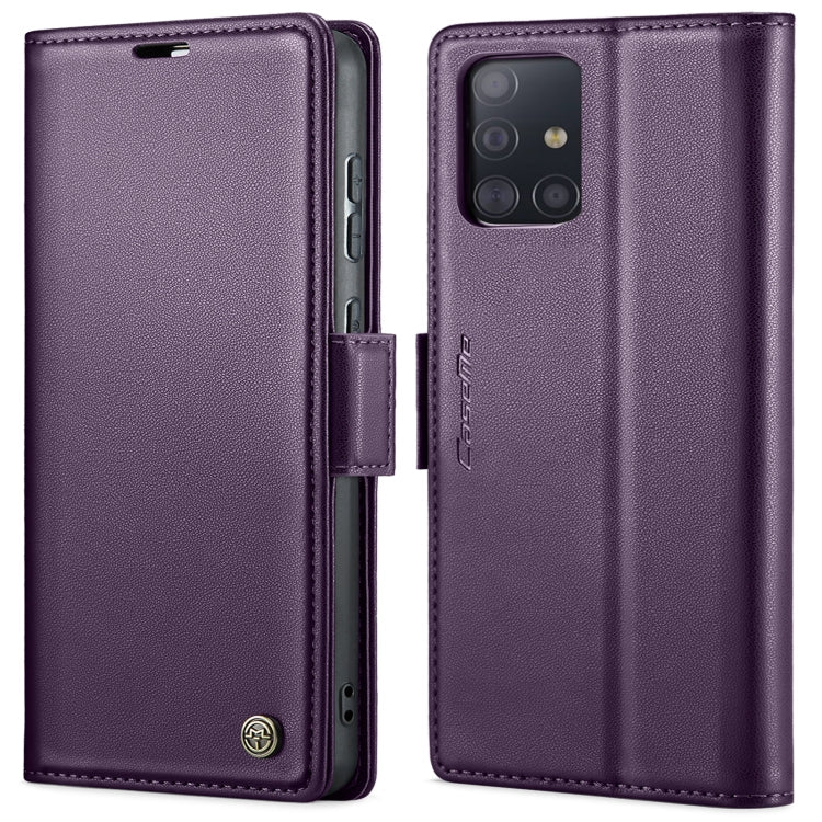 CaseMe 023 Butterfly Buckle Litchi Texture RFID Anti-theft Leather Phone Case, For Samsung Galaxy S20, For Samsung Galaxy S20+, For Samsung Galaxy A71 4G, For Samsung Galaxy A51 4G/M40s