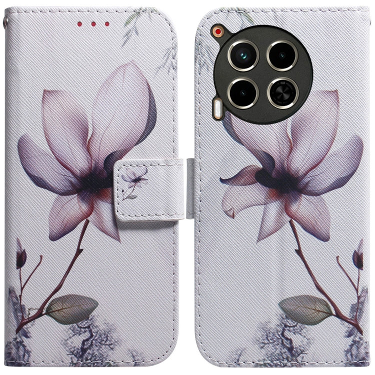 Coloured Drawing Flip Leather Phone Case, For Tecno Camon 30 Pro CL8, For Tecno Camon 30 4G / 30 5G CL6 CL7