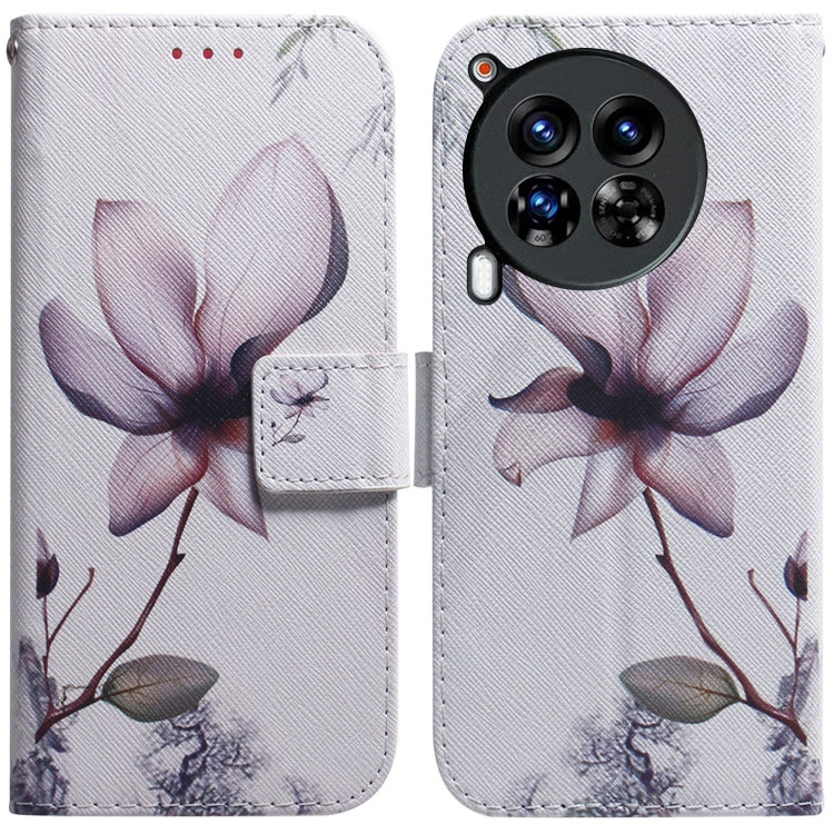 Coloured Drawing Flip Leather Phone Case, For Tecno Spark Go 1 / Pop 9 Pro, For Tecno Camon 30 Premier 5G