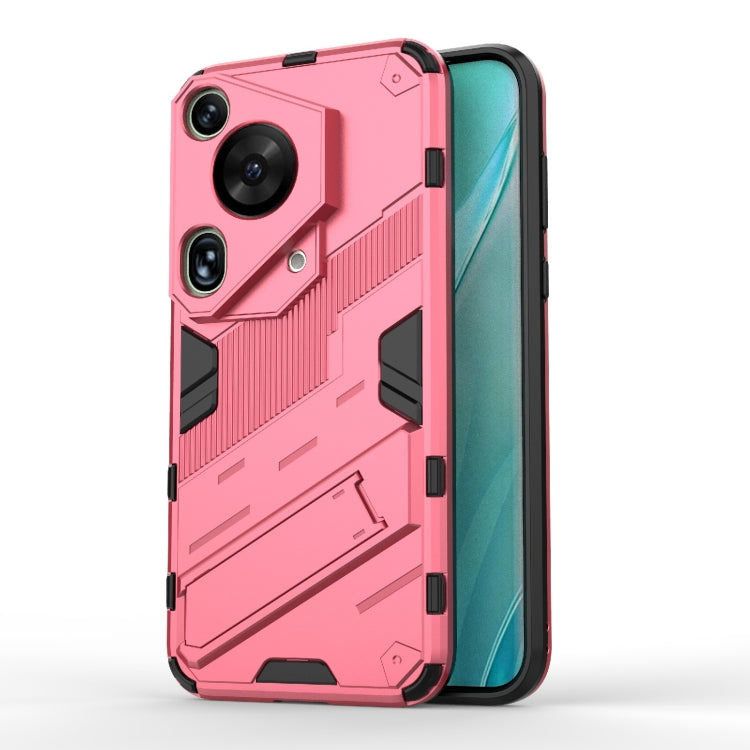 Punk Armor 2 in 1 PC + TPU Phone Case with Holder, For Huawei Mate 70 Pro / 70 Pro+, For Huawei Pura 70 Pro / 70 Pro+, For Huawei Pura 70 Ultra