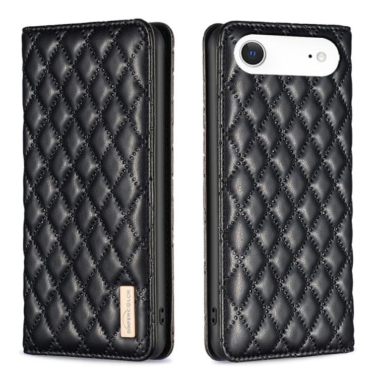 Diamond Lattice Magnetic Leather Flip Phone Case, For iPhone 18 Pro/17 Pro, For iPhone 18 Pro Max/17 Pro Max, For iPhone 17, For iPhone 17 Air