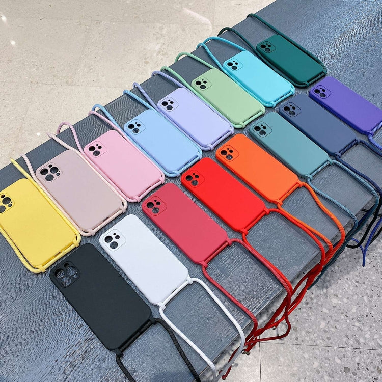 Crossbody Lanyard Liquid Silicone Case, For iPhone 17, For iPhone Air