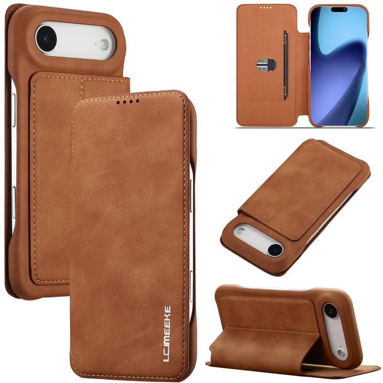 LC.IMEEKE Hon Ancient Series Flip Leather Phone Case, For iPhone 17 Pro Max, For iPhone 17 Pro, For iPhone 17, For iPhone Air
