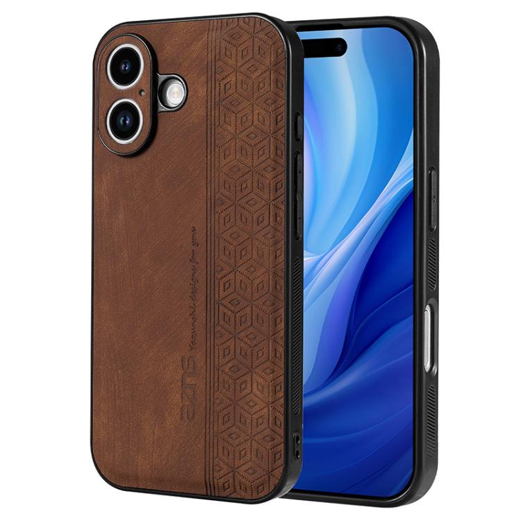 AZNS 3D Embossed Skin Feel Phone Case, For iPhone 16e / 17e, For iPhone 17 Pro Max, For iPhone 17 Pro, For iPhone 17