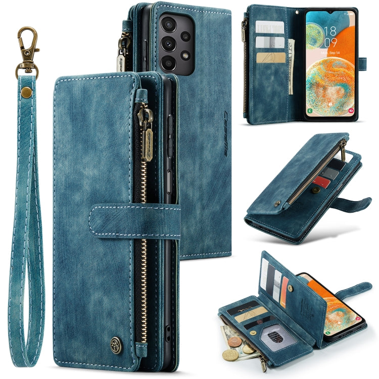 CaseMe C30 Card Slots Zipper Wallet Leather Phone Case, For Samsung Galaxy S24 5G, For Samsung Galaxy S23 FE, For Samsung Galaxy A24 4G, For Samsung Galaxy A23