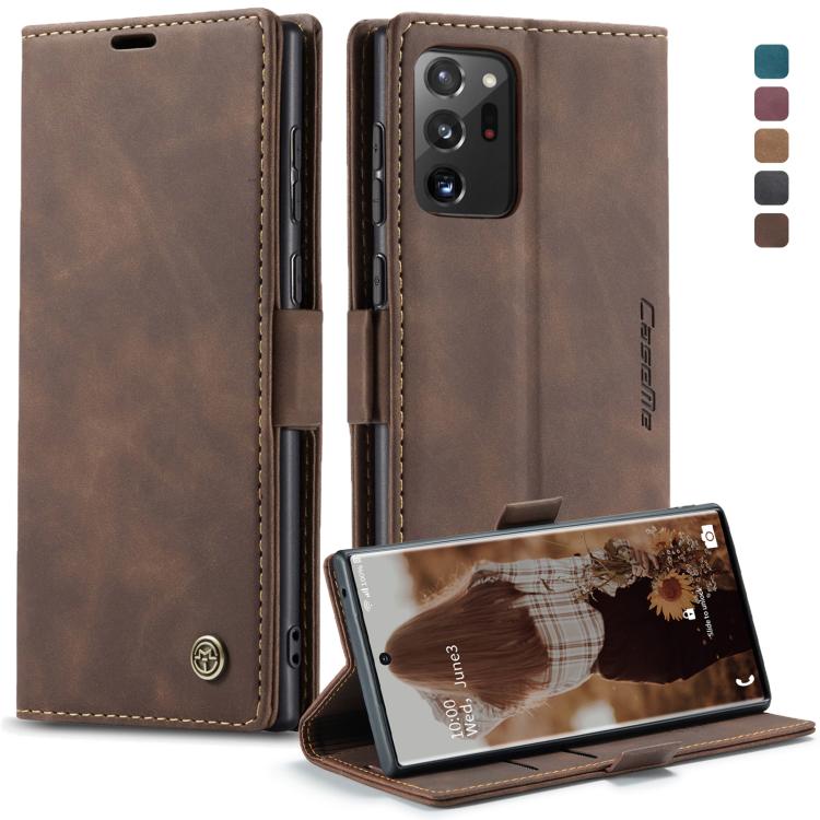 CaseMe Multifunctional Horizontal Flip Leather Case, with Card Slot & Holder & Wallet, For Samsung Galaxy Note20, For Samsung Galaxy Note20 Ultra