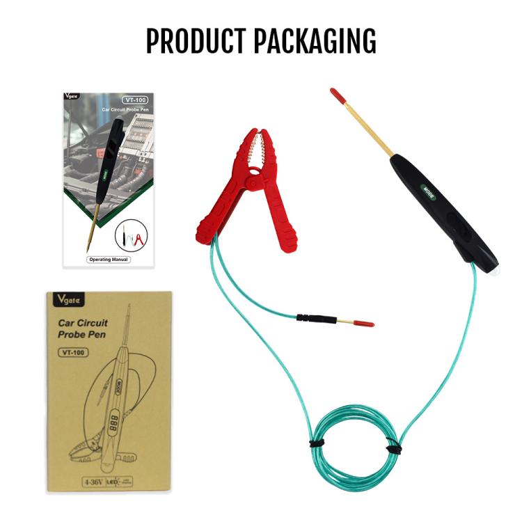Vgate VT100 Car Multifunctional Electrical Circuit Tester Voltage Probe Pen, VT100